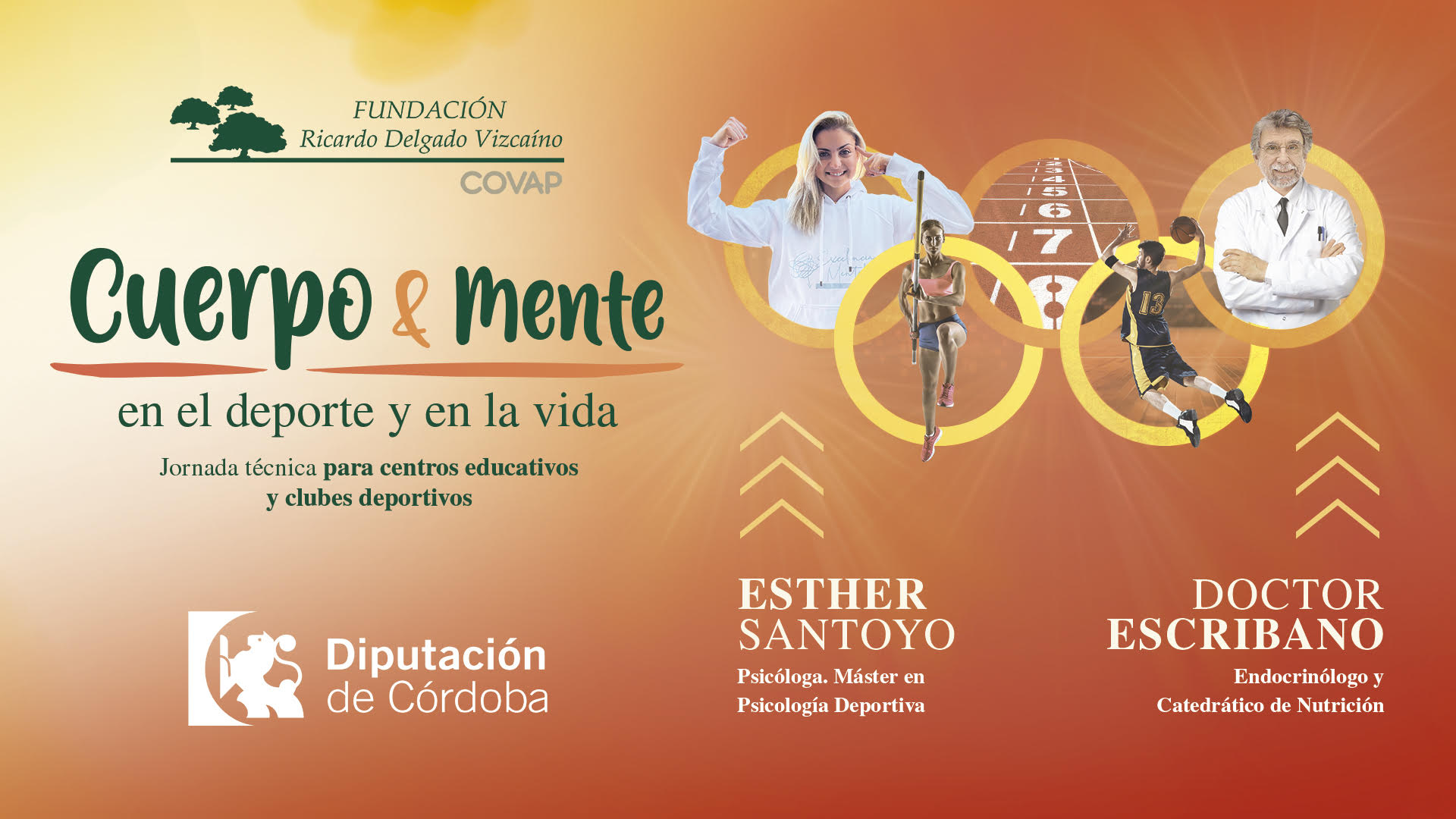 La Fundación Ricardo Delgado Vizcaíno y la Diputación de Córdoba lanzan la segunda edición de Cuerpo y Mente, un programa para promover la salud física, mental y emocional en jóvenes, clubes y centros educativos. Con ponencias de expertos como el Dr. Antonio Escribano y Esther Santoyo, el proyecto recorrerá varias localidades hasta junio, fomentando hábitos saludables y bienestar integral en la comunidad. Es una iniciativa que refleja su compromiso conjunto con la formación y la salud de los jóvenes en la provincia.