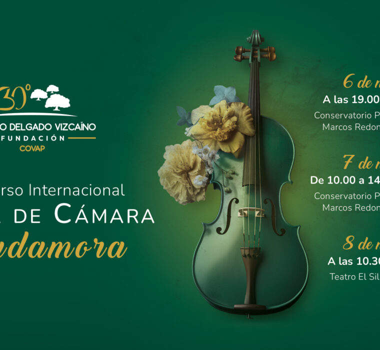 Celebramos las fases semifinal y final del V Concurso Internacional de Música de Cámara “Guadamora”